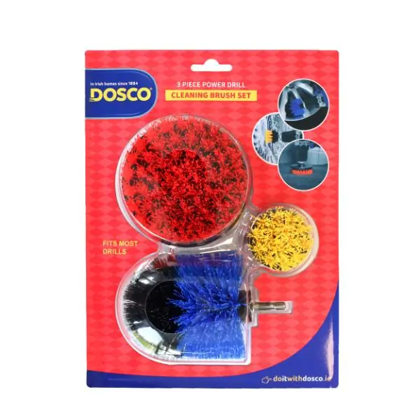 Dosco 3 Piece Drill Brush Set Direct From Manufacturer