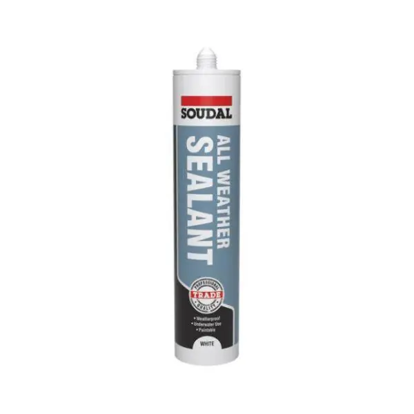 Soudal All Weather Sealant White 290ml High Quality