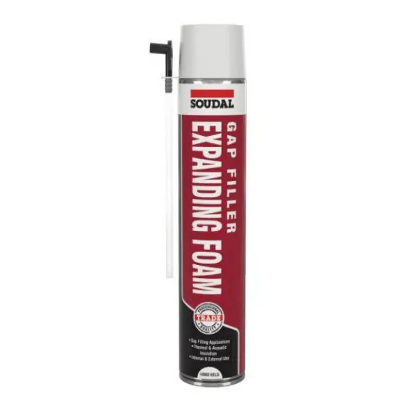 Soudal Gap Filler Expanding Foam- Hand Held 750ml Champagne Modern