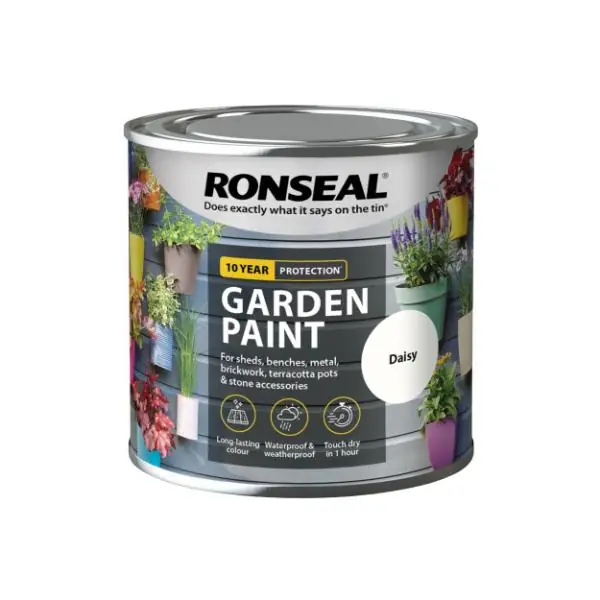 Time-Limited Ronseal Garden Paint 250 ml - Daisy