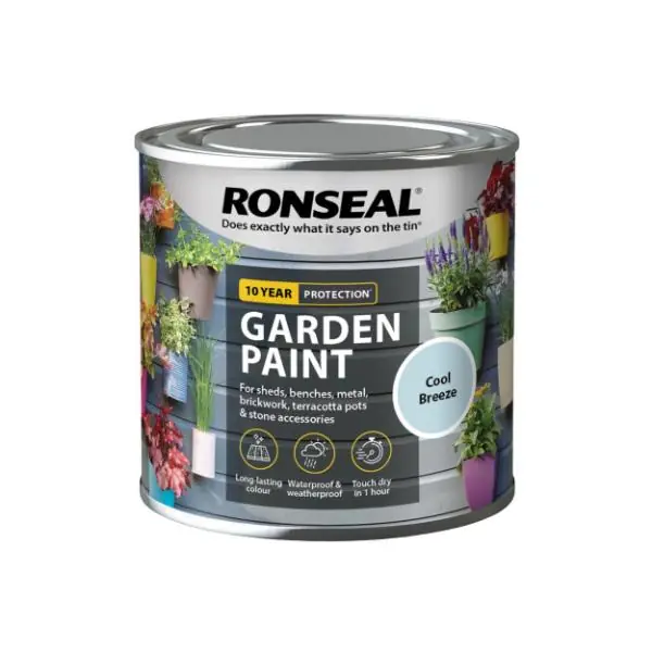 Ronseal Garden Paint 250 ml - Cool Breeze Discount