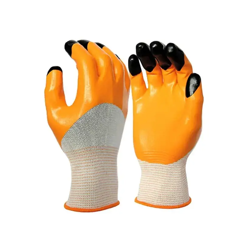 Money Back Guarantee AGT Pack of 2 PVC Material Hand Gloves for Gardening Purpose / Reusable Hand Gloves for Gardening Work5.0