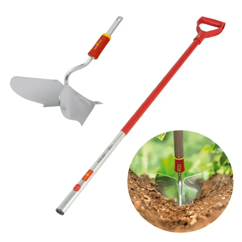 Fresh Stock Wolf Garten JA-M 20, Ridger Row Maker with Multi Star ZM-AD 120 D-Grip Handle 5.0