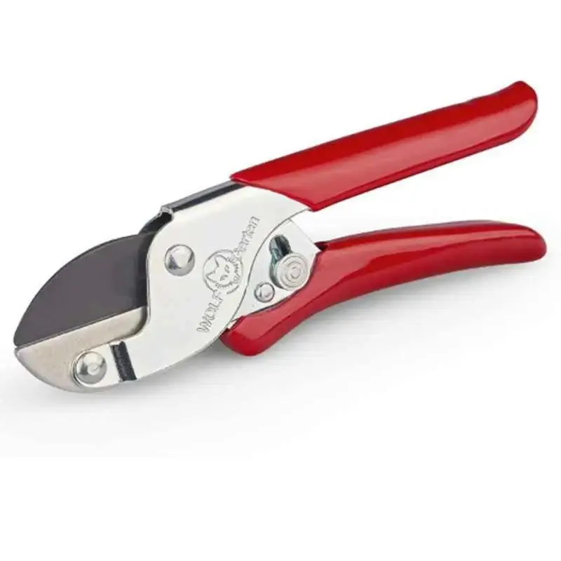 While Supplies Last Wolf Garten Anvil Secateurs RS-EN (Manual) for Easy Cutting, Useful for Pruning Woody Stems, Trimming Shrubs and Hedges 5.0