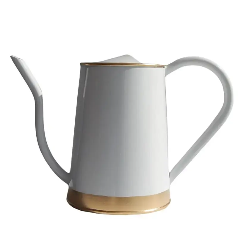Ecofynd Metal Watering Can 1.5 Liter White for Home Gardening Buy Online