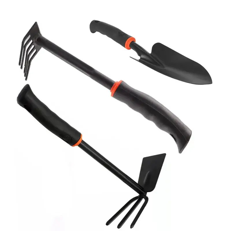 Authentic DAP Set of a Hand Rake, Cultivator-Hoe and a Hand Trowel | Used for Cultivation/Garden Maintenance - 3 Tools