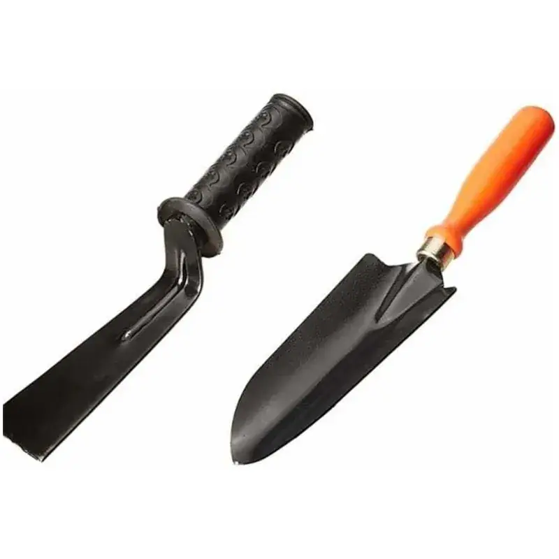 Wholesale AGT Garden Tools Combo Kit of 2 inch Khurpi and a small Hand Trowel | Used for Small-Scale Gardening Processes(2 Tools)