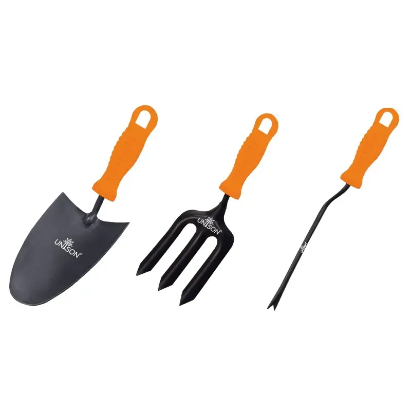 Mega Sale Unison Premium Quality Garden Tool Kit Set of 3 pcs Combo Pack (Fork, Weeder, Trowel)