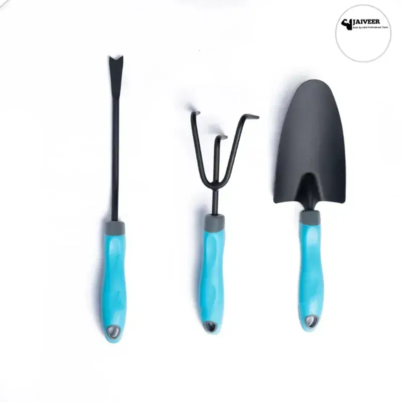 Jaiveer Set of 3 Handy Garden Tools - Cultivator, Weeder and Trowel | Used for Effective Gardening 5.0 Wholesale