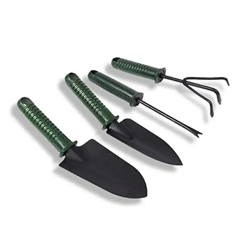Free Returns Jaiveer Set of 4 Garden Tools - Trowel, Transplanter, Cultivator and Weeder | Used for Effective Gardening