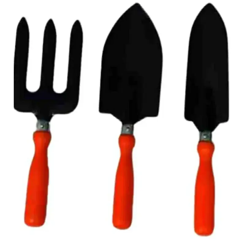 Must Have AGT Garden Tools Combo Kit of 3 Tools - Small Hand Trowel, Garden Fork and Big Hand Trowel | Used for Small-scale Gardening