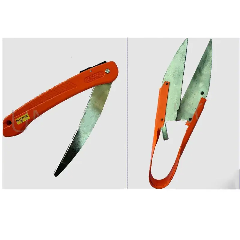 Unison Folding Pruning Saw & Round-Type Grass Shear : Unison's Compact Cutting Duo for Gardening Deal