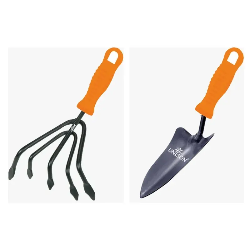 Unison Garden Duo: 5-Prong Cultivator & Transplanter - For Soil Aeration & Precise Planting Price Drop