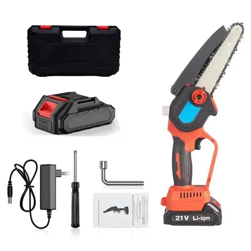 Zeyang Mini Cordless Chainsaw With Dual Battery (21V x 2) & 8 inch Guide Bar Fresh Stock