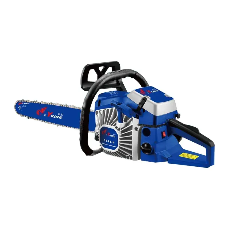 Hassle-Free Returns Yking Economy 58-cc, Petrol Chainsaw with 18 inch Guide Bar | Ideal for Cutting Tree, Landscaping, Logging Woods |5840-P