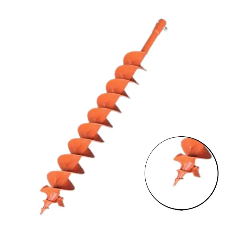 Worldwide Shipping Heavy Duty 4 Inch Double Layer Screw Type Auger Bit for 2 Stroke & 4 Stroke For Earth Auger/ Post Hole Digger Machine, EA-047 5.0