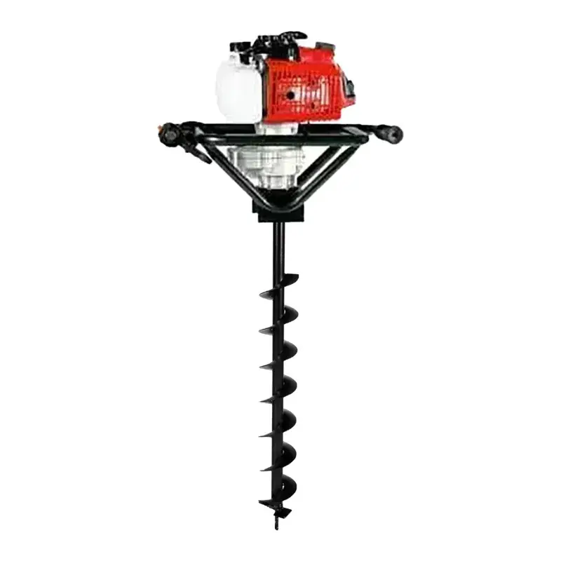 Greenleaf 63-cc 2-stroke Petrol Earth Auger with 4 inch Auger Bit / Post hole digger Machine 5.0 Express Delivery