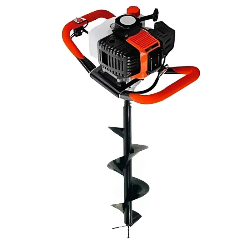 Greenleaf 2-stroke 52-cc Earth Auger / Post hole digger with 10 inch Auger Bit Luxury