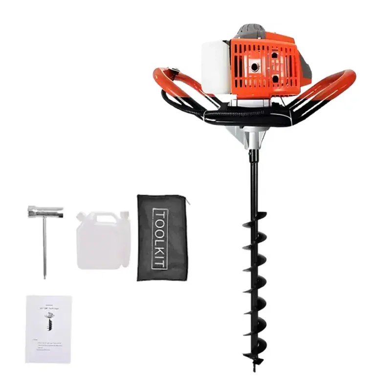 Wholesale Mecstroke 2 Stroke 63 cc Earth Auger with 4 inch (101.6 mm) Drill Bit | Post Hole Digger Machine