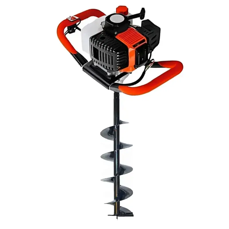 Free Returns Greenleaf 2-stroke 52-cc Earth Auger / Post hole digger with 8 inch Auger Bit
