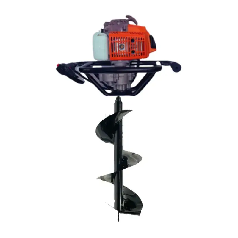 Sale Latson EA82, 4 Stroke 82cc Earth Auger/ Post Hole Digger Engine with 12 Inch Drill Bit | With 1 Year Warranty