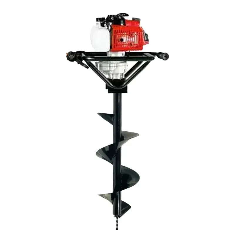 Greenleaf 63-cc 2-stroke Petrol Earth Auger with 10 inch Auger Bit / Post hole digger Machine Affordable