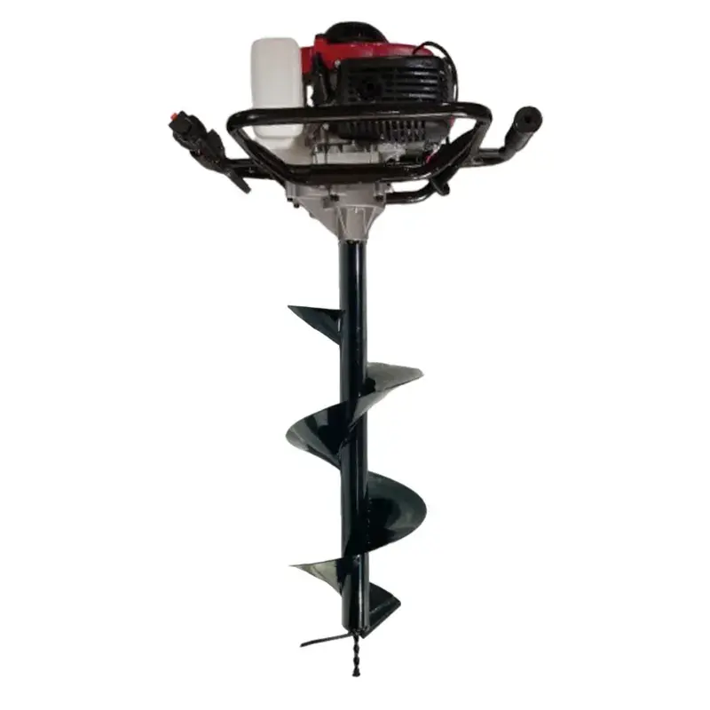 Mecstroke 4 Stroke 82 cc Earth Auger with 10 inch Auger Bit | Post Hole Digger Machine Low Price