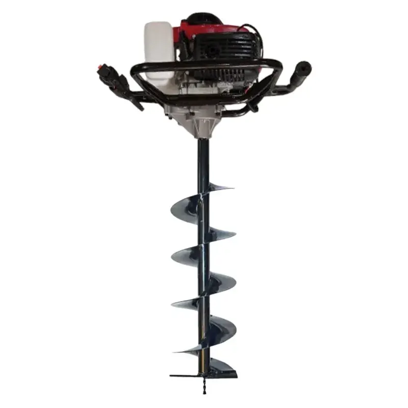 Mecstroke 4 Stroke 82 cc Earth Auger with 8 inch Auger Bit | Post Hole Digger Machine Limited Edition