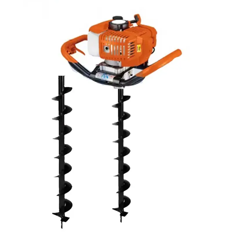 Place Order MECSTROKE 52 cc 2 Stroke Earth Auger / Post Hole Digger Machine With 3 & 4 Inch Bit
