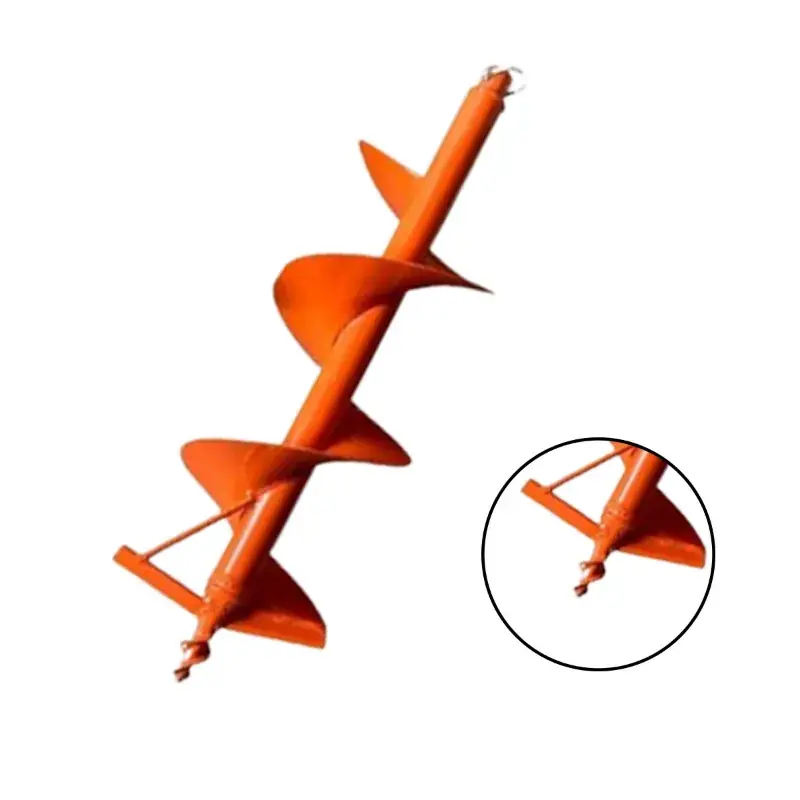 Popular Zeyang 10 Inch Single Spiral Conical Type Auger Bit for 2 Stroke & 4 Stroke For Earth Auger/ Post Hole Digger Machine, EA-043