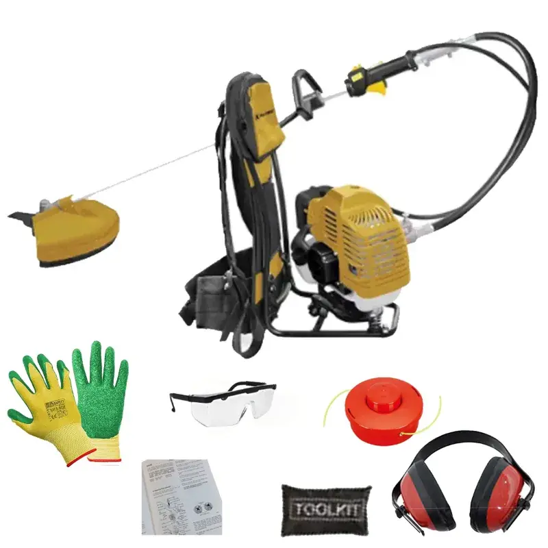 Xtra Power XPG-BC2B, 43CC 2 Stroke Backpack Petrol Brush Cutter | 1.2 kW Grass Cutting Machine 5.0 Warranty Included