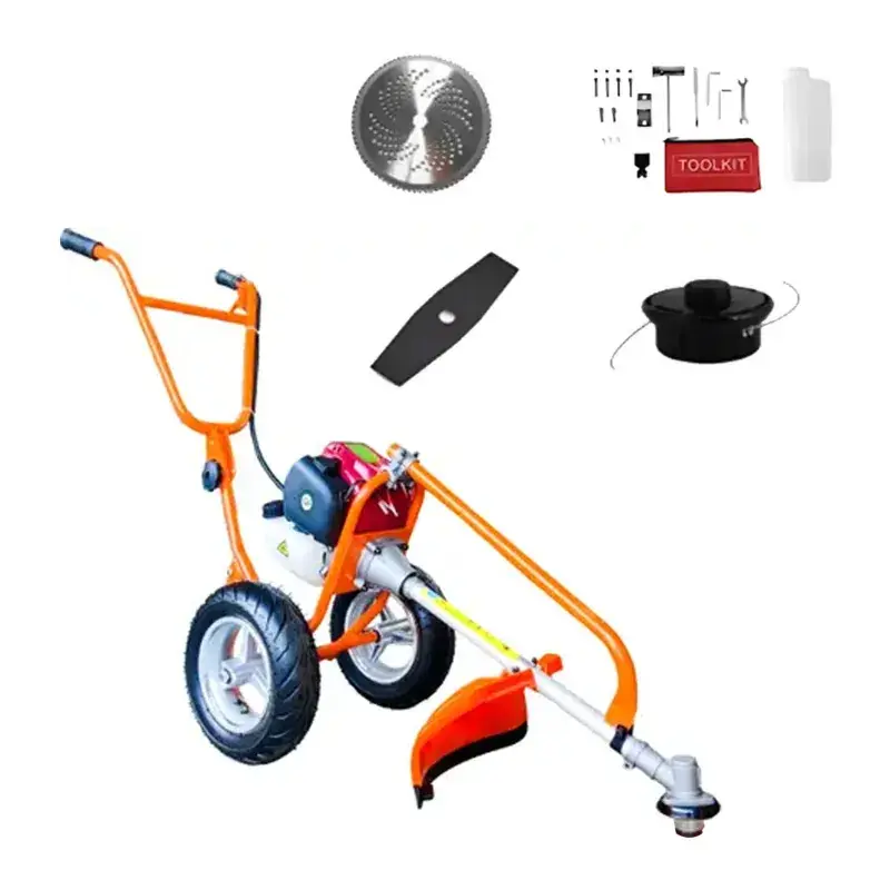 Limited Edition Jaiveer WH-35-JV, 4 Stroke 35 cc Wheel Type Petrol Brush Cutter with 1 year warranty