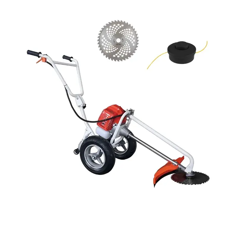 Greenleaf, 1.95HP, 2 Stroke, 52 cc Petrol Brush Cutter with Wheel While Supplies Last