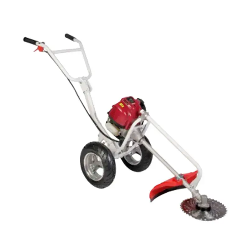 While Supplies Last Latson LT-WBC-35, 4 Stroke 35cc Trolley Type Brush Cutter Machine with 1 Year Warranty 4.0
