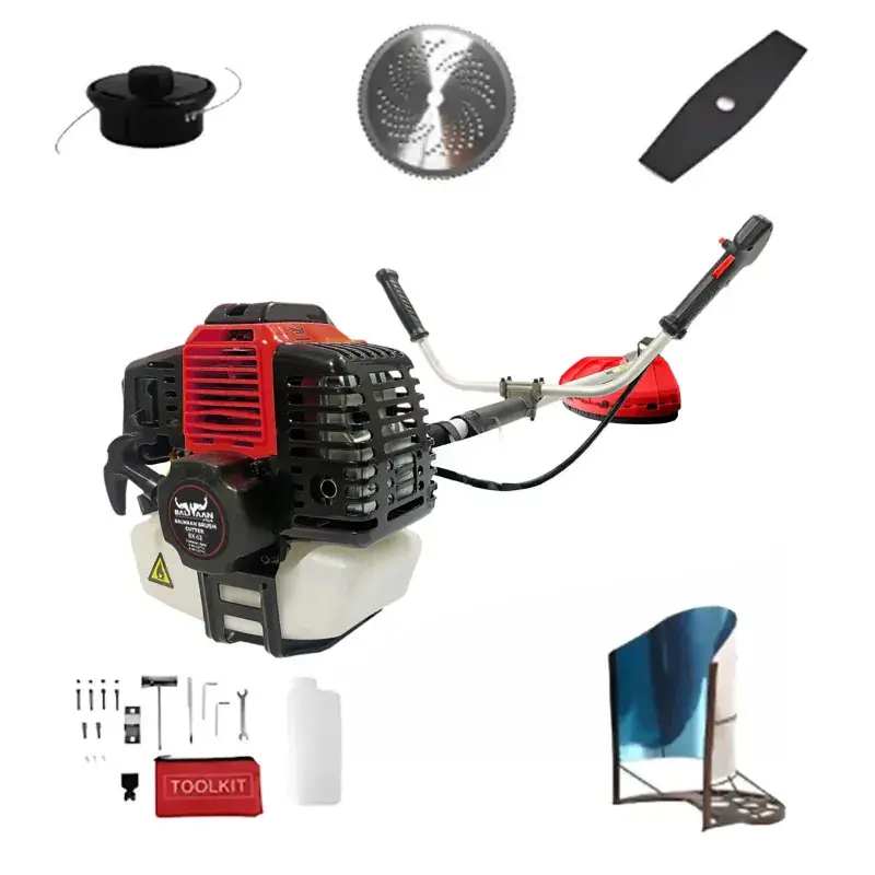 Jaiveer JV-52CC, 2 Stroke 52 cc Sidepack Petrol Brush Cutter with 1 year warranty Certified