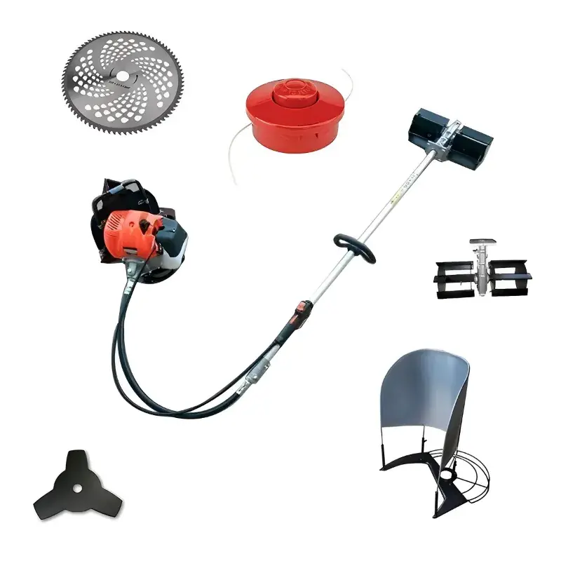 Greenleaf 1.2HP, 4 Stroke Backpack Brush Cutter with Tiller Attachment (35 cc) Next Day Delivery
