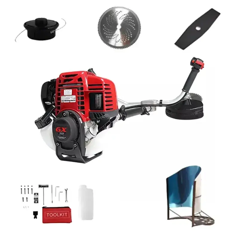 Jaiveer GX-35, 4 Stroke 35 cc Sidepack Petrol Brush Cutter with 1 year warranty Modern