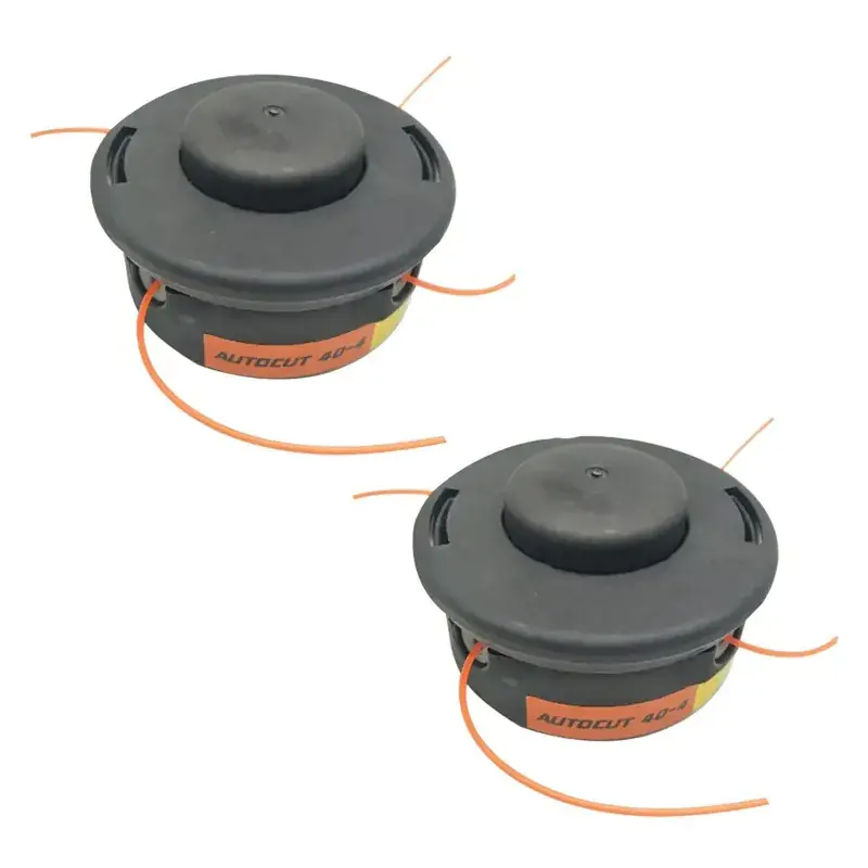While Supplies Last Heavy Duty 40-4, Black 4 Strings Tap & Go Trimmer Head for Petrol Brush Cutter(Quantity-2 Pieces)