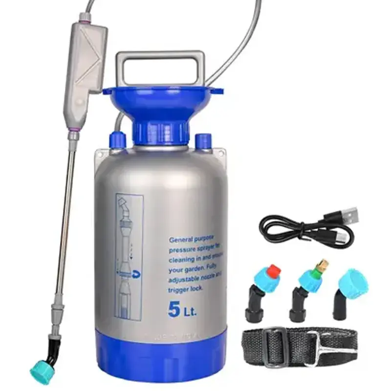Direct From Manufacturer GIGAWATTS Electric Garden Sprayer Portable Knapsack Spray Pump with USB-C Rechargeable 5L Hand Held Sprayer