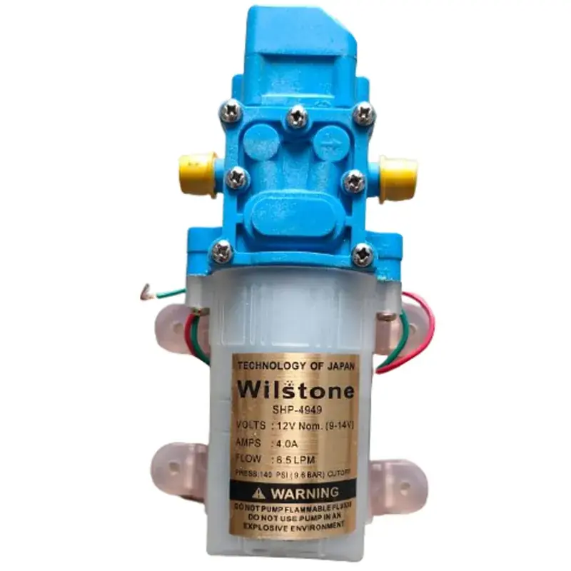 Wilstone 12V DC 140 PSI Motor Battery Operated Sprayer Pump for Agriculture Purpose Warranty Included