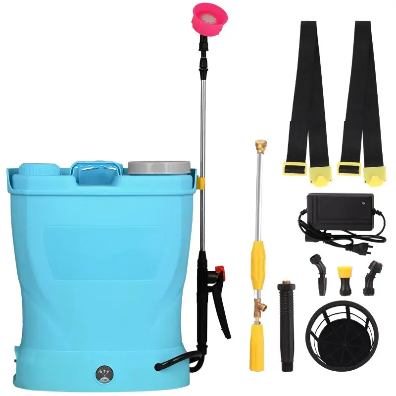 Next Day Delivery GIGAWATTS Agro 2 in 1 Battery and Manual Sprayer 12V 12Ah Double Motor Knapsack Spray 18 L Hand Held Sprayer (Pack of 1)