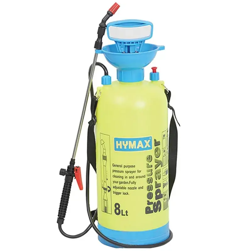 Discount Hymax Hand Compression Manual Sprayer 8 Litre Plastic Tankfor Garden Plants and Lawn, Plant Watering, Car Glass Cleaning, Spraying Pesticides 5.0