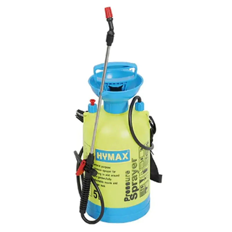 Hymax 5 Ltr Manual Pressure Compressed Air Sprayer for Gardening & Sanitizer Spraying, Plant Watering, Car Glass Cleaning 4.0 Latest