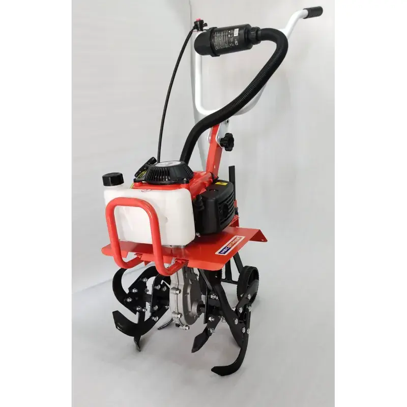 Place Order Mecstroke 4 Stroke 78 cc Mini Power Tiller with 15 Inch (38.1 cm) Rotavator