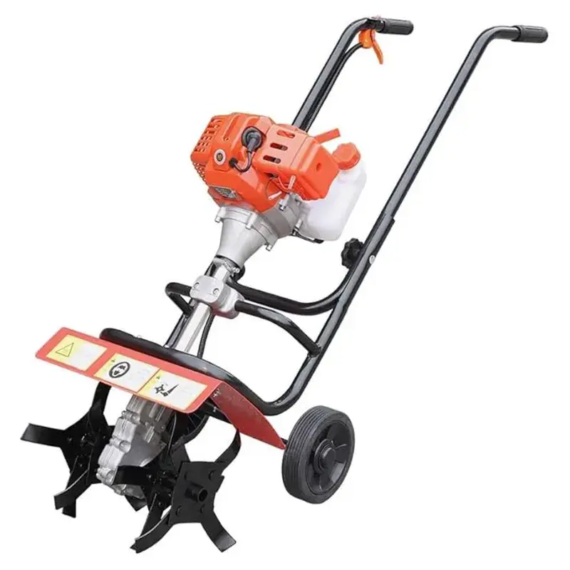 Latest Jaiveer JV-52-Top, Mini Power Tiller | Rotary Weeder 2 Stroke 52 cc Top Engine with 1 Year Warranty