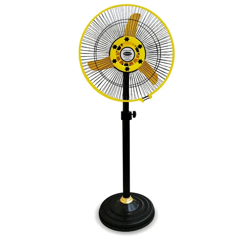 Super Sale Alfalite 24W DC Solar Pedestal Fan, 12 Inch Sweep & Adjustable Height 5.0