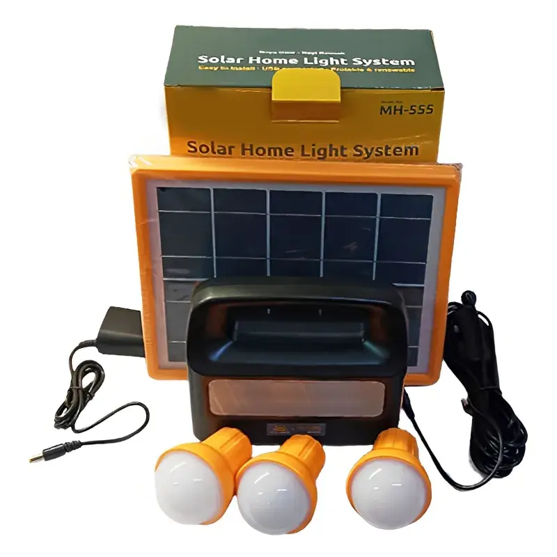 Limited Time Mitva Solar Home Light System with 5.5 Ah Battery, 5 W Panel, 5 Lighting Options 4.4