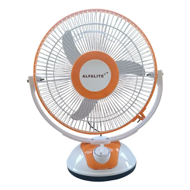 Professional Grade Alfalite AP Classic - 1 24W DC Solar Table Fan, 12 Inch Sweep For Indoor and Outdoor Usage
