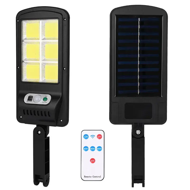 Limited Offer GIGAWATTS GW-610 Solar Street Light with 1200mAh Li-ion Battery 5.5V Panel & Remote Sensor Outdoor, Lawn & Pathway (White)