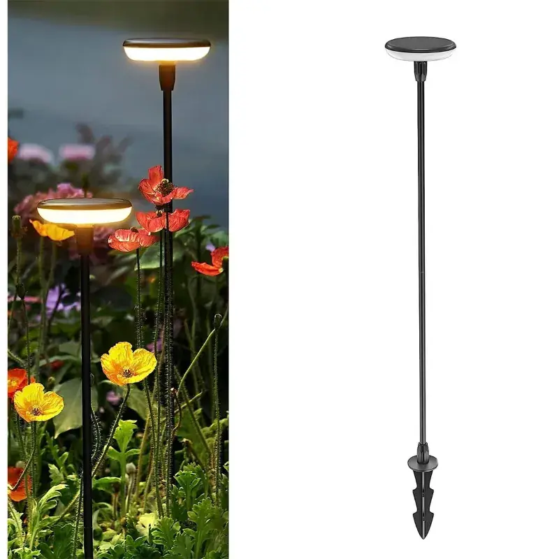 New Arrival GIGAWATTS GW-241 8 LED Solar Garden Light 2V Panel BIS Approved 800mAh Ni-MH Battery for Yard, Lawn, Walkway(Warm White)
